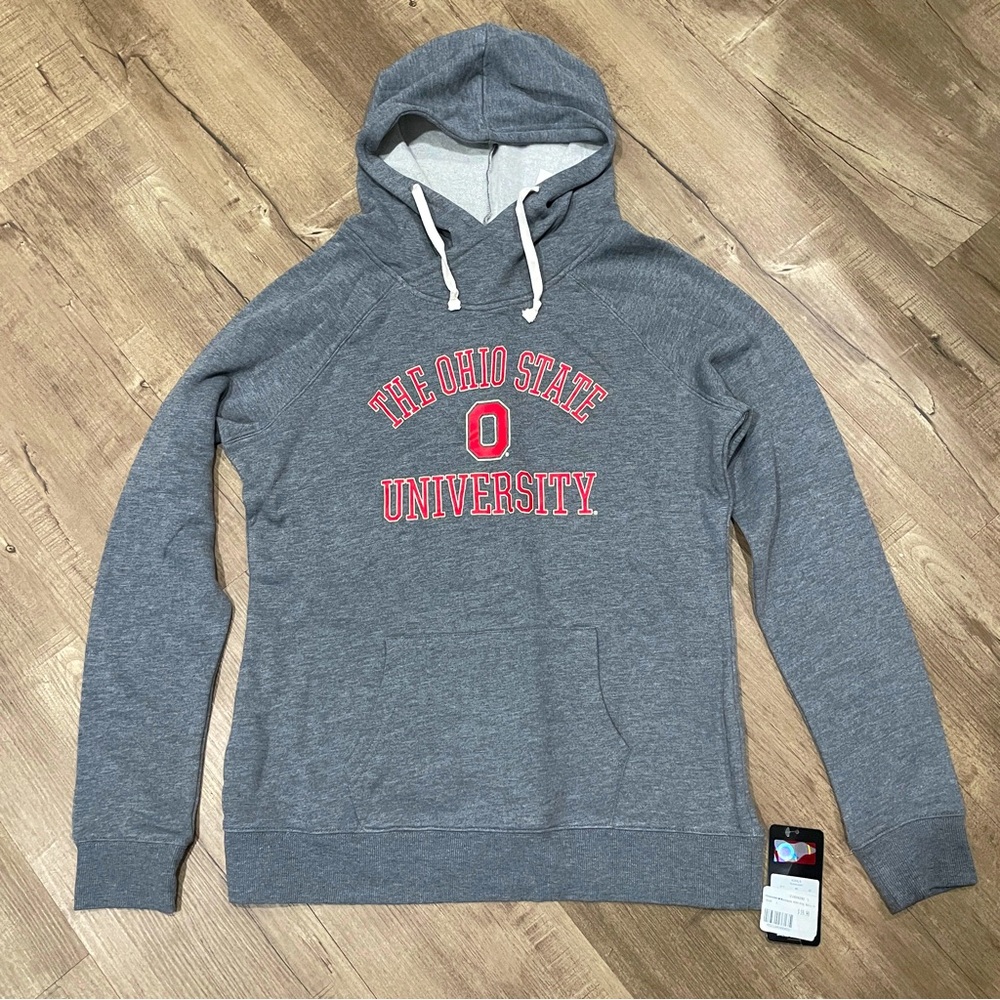 Gray Ohio State University Women's Hoodie